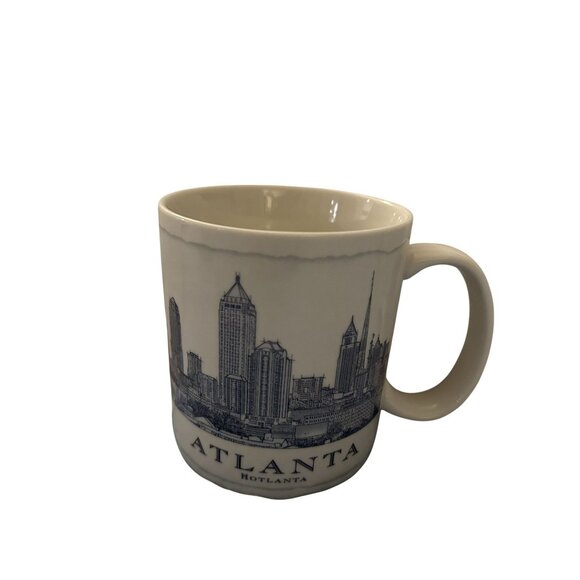 Starbucks 2008 Atlanta Hotlanta Architect Series Coffee Mug 18 Fl Oz Microwave & - Picture 1 of 4